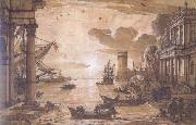 Claude Lorrain Embarkation of the Queen of Sheba (mk17 china oil painting artist